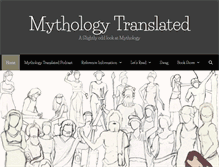 Tablet Screenshot of mythologytranslated.com